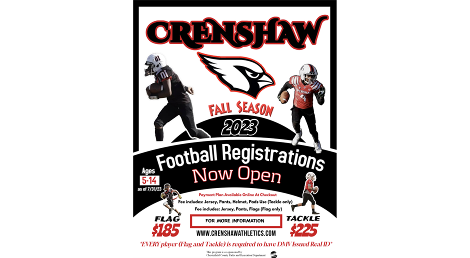 Fall Registration Is Now Open!!!!